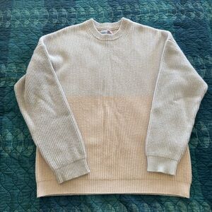 Waste Yarn Project Sweater (Tonal White)